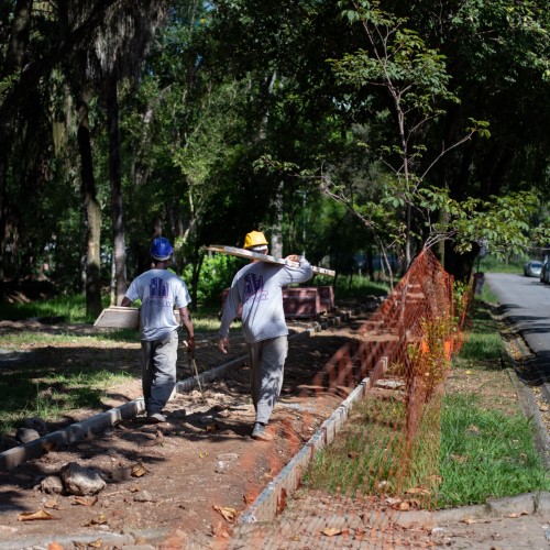 Volta Redonda: revitalização do Jardim dos Inocentes entra em nova etapa
